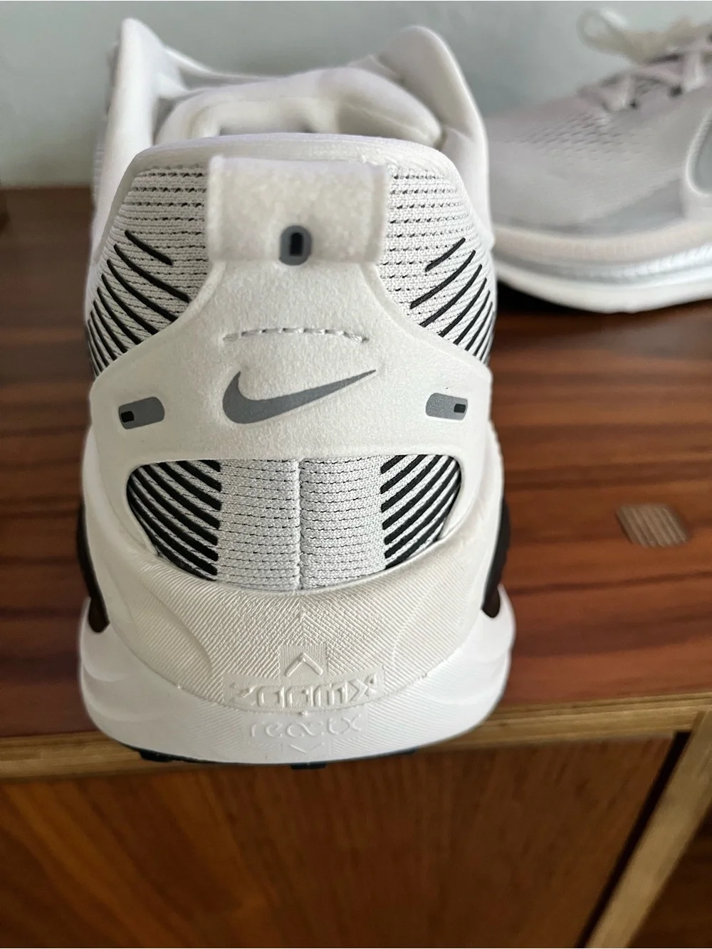 Nike White and Black ZoomX Athletic Running Shoes